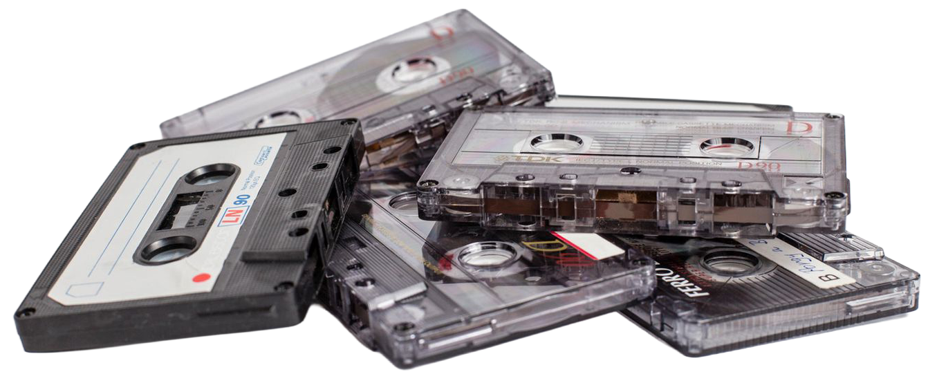 audio cassettes